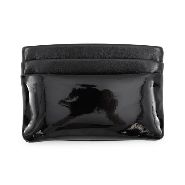 サンローランパリ コインケース パフィー パテント ロゴ 777889 SAINT LAURENT PARIS 財布 黒