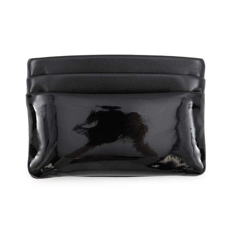 サンローランパリ コインケース パフィー パテント ロゴ 777889 SAINT LAURENT PARIS 財布 黒