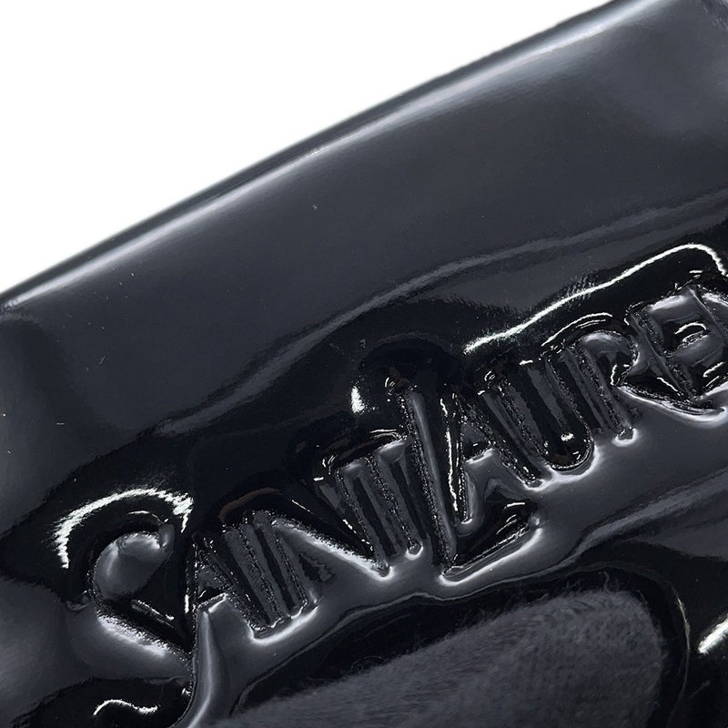 サンローランパリ コインケース パフィー パテント ロゴ 777889 SAINT LAURENT PARIS 財布 黒