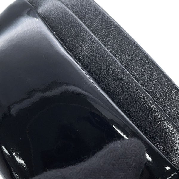 サンローランパリ コインケース パフィー パテント ロゴ 777889 SAINT LAURENT PARIS 財布 黒
