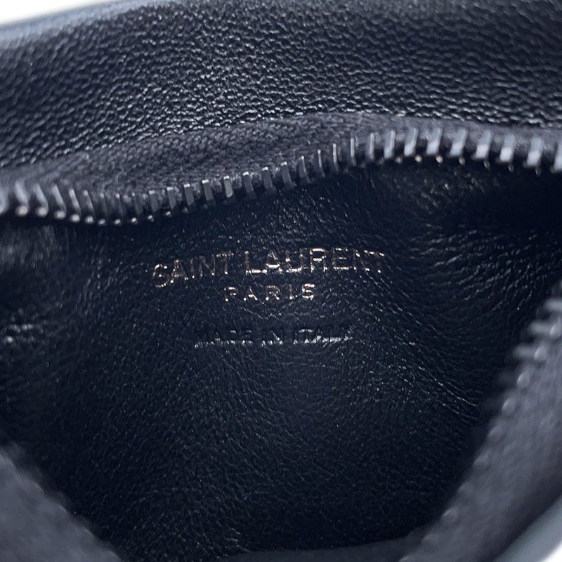 サンローランパリ コインケース パフィー パテント ロゴ 777889 SAINT LAURENT PARIS 財布 黒