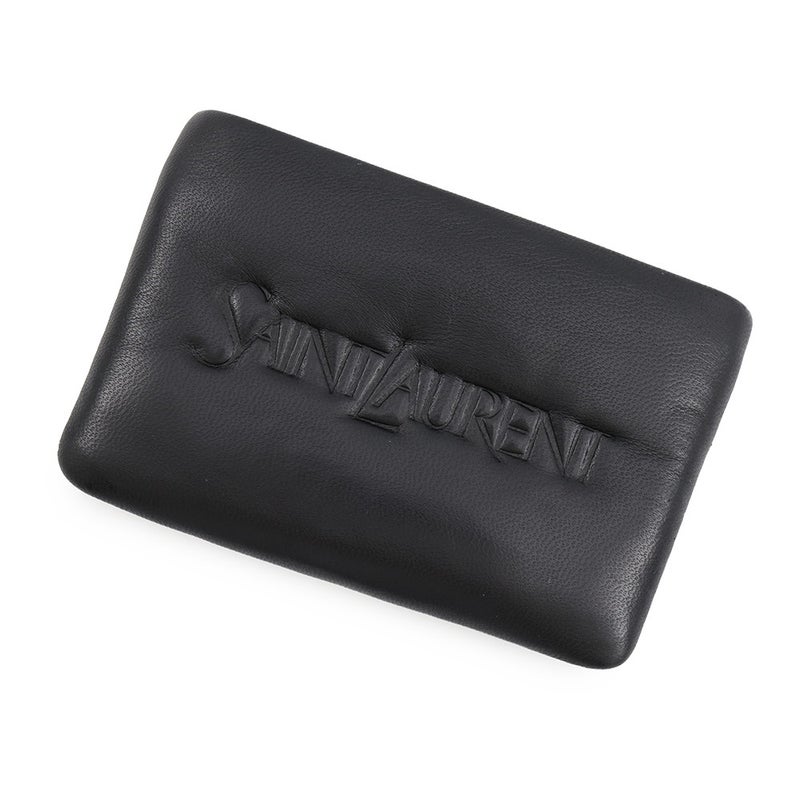 サンローランパリ コインケース ロゴ レザー 777889 SAINT LAURENT PARIS 財布 黒