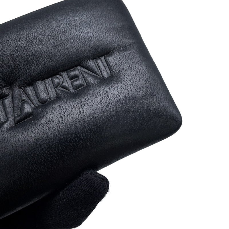 サンローランパリ コインケース ロゴ レザー 777889 SAINT LAURENT PARIS 財布 黒