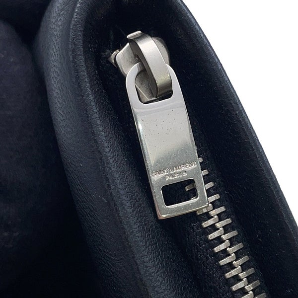 サンローランパリ コインケース ロゴ レザー 777889 SAINT LAURENT PARIS 財布 黒