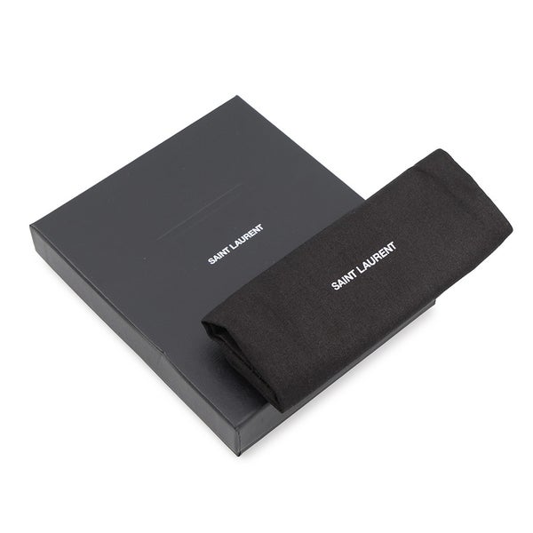 サンローランパリ コインケース ロゴ レザー 777889 SAINT LAURENT PARIS 財布 黒
