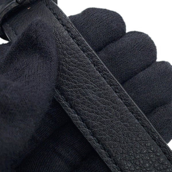 サンローランパリ ショルダーバッグ ブークル バケットバッグ レザー 727673 SAINT LAURENT PARIS 黒
