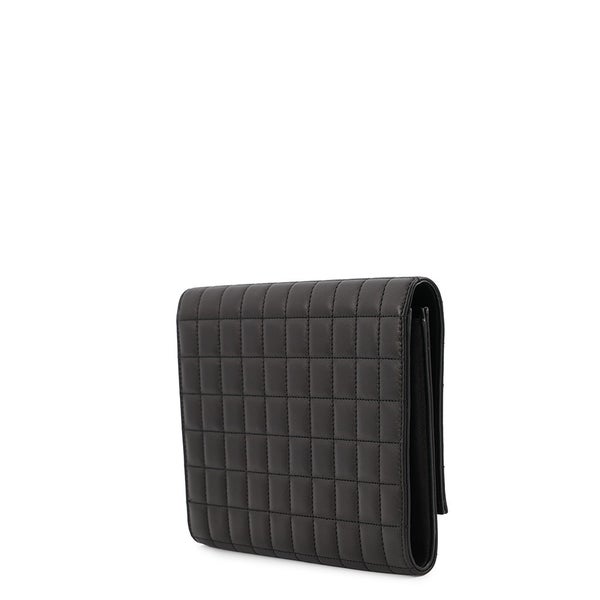 サンローランパリ クラッチバッグ フラップ ポーチ ラムスキン 759879 SAINT LAURENT PARIS 黒