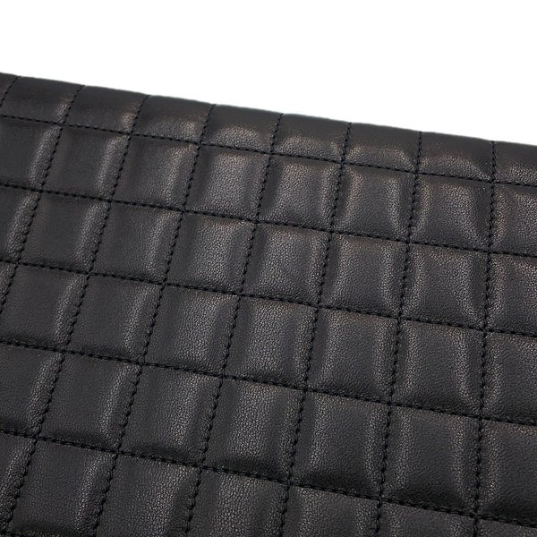 サンローランパリ クラッチバッグ フラップ ポーチ ラムスキン 759879 SAINT LAURENT PARIS 黒