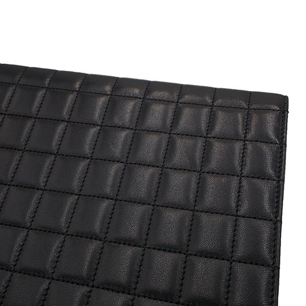 サンローランパリ クラッチバッグ フラップ ポーチ ラムスキン 759879 SAINT LAURENT PARIS 黒