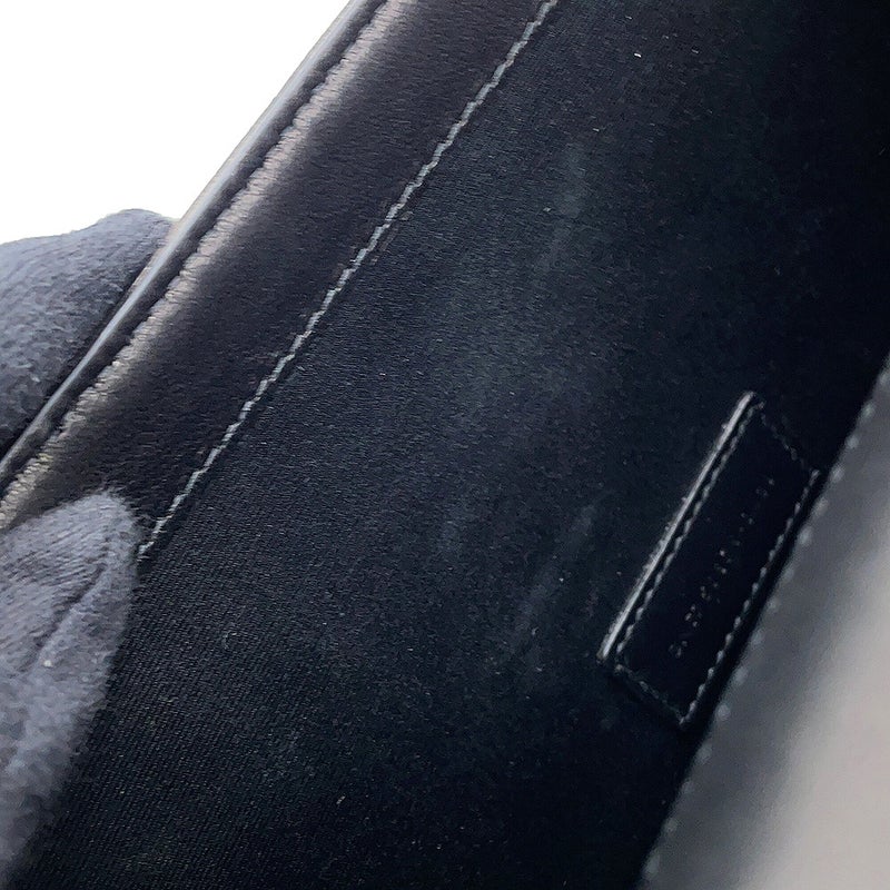 サンローランパリ クラッチバッグ フラップ ポーチ ラムスキン 759879 SAINT LAURENT PARIS 黒