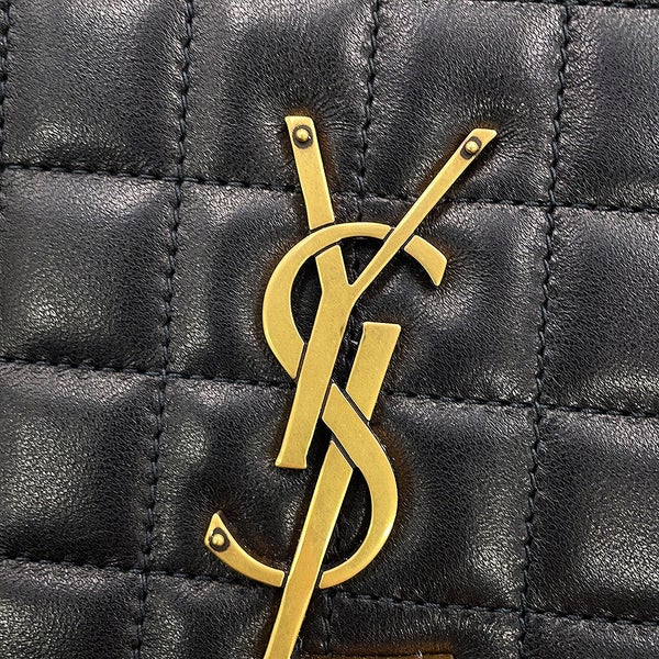 サンローランパリ クラッチバッグ フラップ ポーチ ラムスキン 759879 SAINT LAURENT PARIS 黒