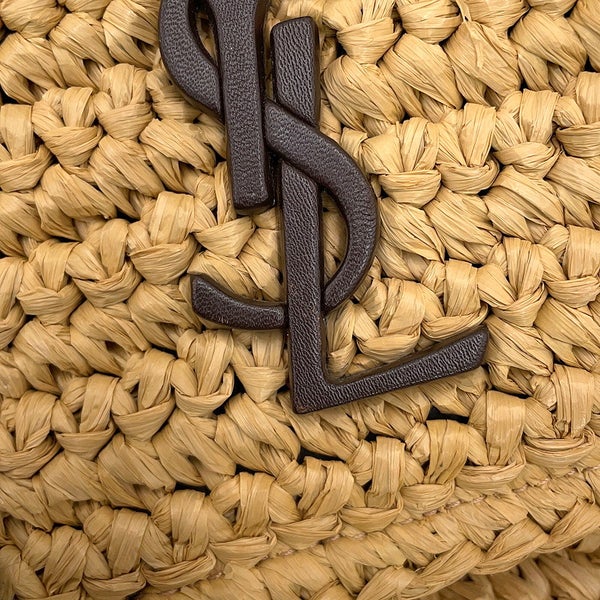 サンローランパリ チェーンショルダーバッグ ニキ ラフィア/レザー 620329 SAINT LAURENT PARIS