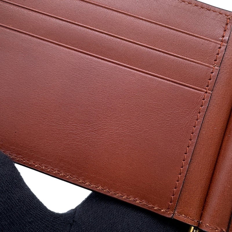 サンローランパリ 二つ折り財布 マネークリップ  YSLモノグラム レザー 647153 SAINT LAURENT PARIS 財布