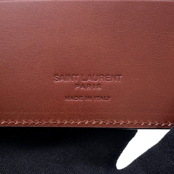 サンローランパリ 二つ折り財布 マネークリップ  YSLモノグラム レザー 647153 SAINT LAURENT PARIS 財布