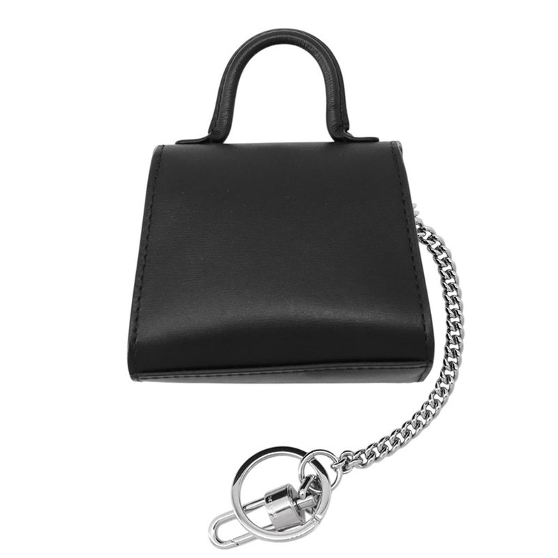 デルヴォー バッグチャーム ブリヨン ミニ ルーモア ボックスカーフ Delvaux 黒