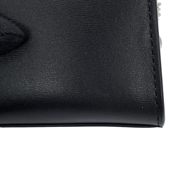 デルヴォー バッグチャーム ブリヨン ミニ ルーモア ボックスカーフ Delvaux 黒