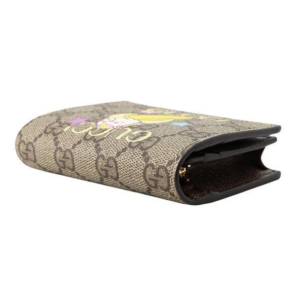 グッチ 二つ折り財布 GGスプリーム ばなにゃ コンパクトウォレット レザー 701009 GUCCI アウトレット品