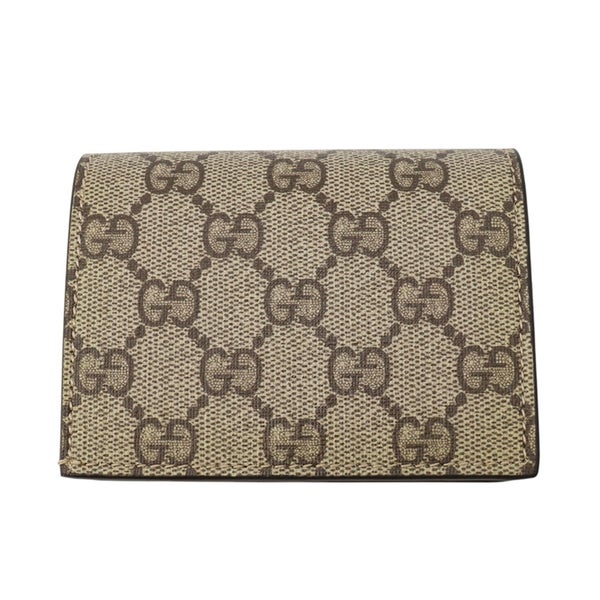 グッチ 二つ折り財布 GGスプリーム ばなにゃ コンパクトウォレット レザー 701009 GUCCI アウトレット品