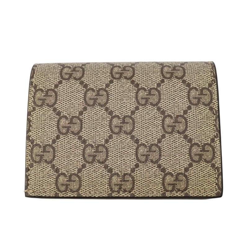 グッチ 二つ折り財布 GGスプリーム ばなにゃ コンパクトウォレット レザー 701009 GUCCI アウトレット品