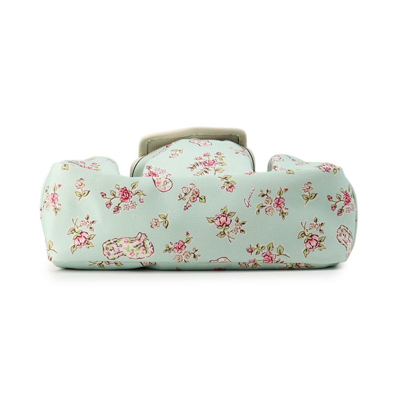 グッチ トートバッグ チルドレンズ キャンバス/レザー インターロッキングG フラワー ドッグ 628159 GUCCI バッグ ハンドバッグ 白