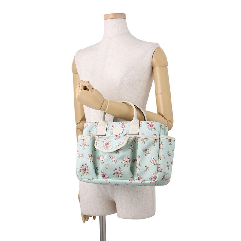 グッチ トートバッグ チルドレンズ キャンバス/レザー インターロッキングG フラワー ドッグ 628159 GUCCI バッグ ハンドバッグ 白