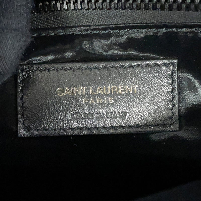 サンローランパリ トートバッグ ワイド パファー ロゴ ショッピングバッグ 756269 SAINT LAURENT PARIS 黒