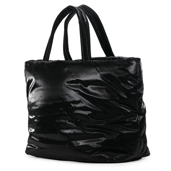 サンローランパリ トートバッグ ワイド パファー ロゴ ショッピングバッグ 756269 SAINT LAURENT PARIS 黒