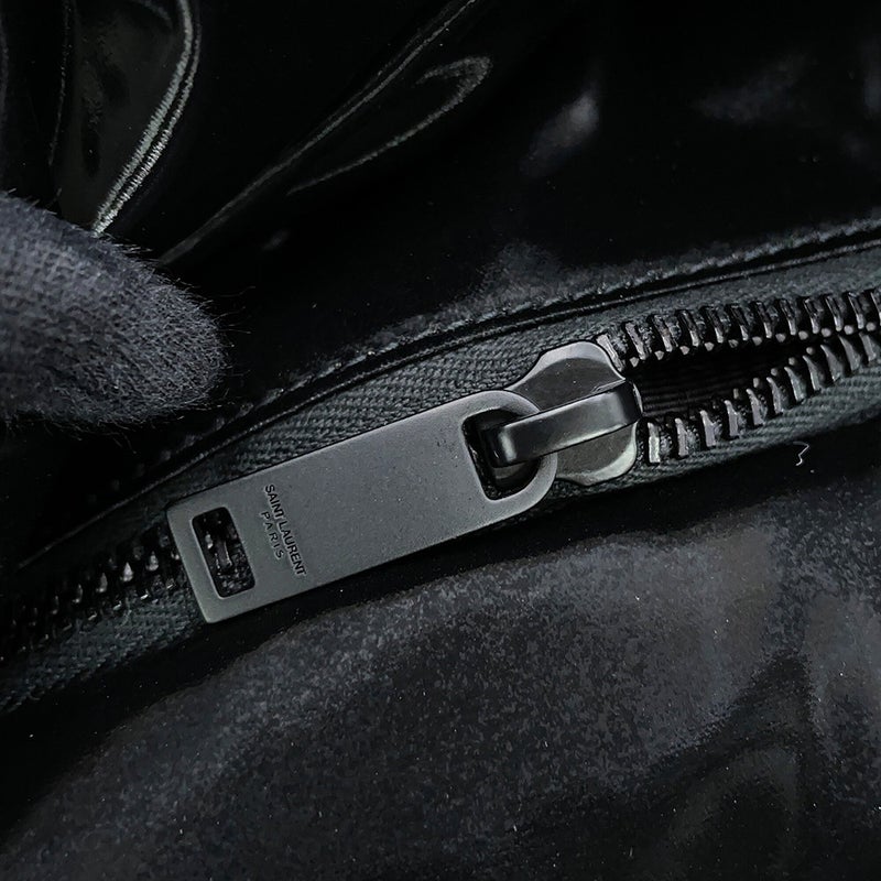 サンローランパリ トートバッグ ワイド パファー ロゴ ショッピングバッグ 756269 SAINT LAURENT PARIS 黒
