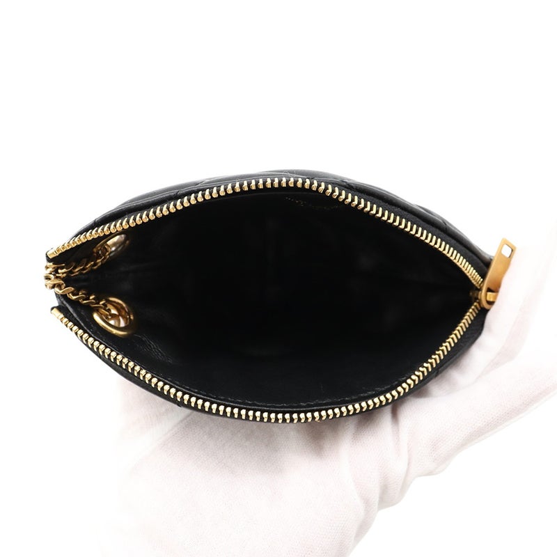 サンローランパリ コインケース サド ラムスキン 802198 SAINT LAURENT PARIS 財布 黒