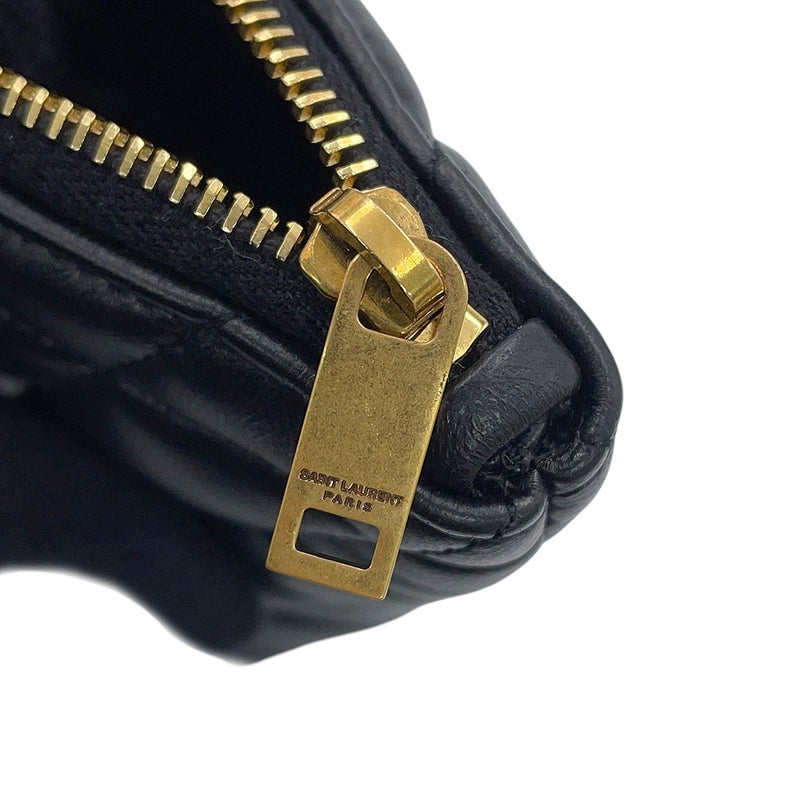 サンローランパリ コインケース サド ラムスキン 802198 SAINT LAURENT PARIS 財布 黒