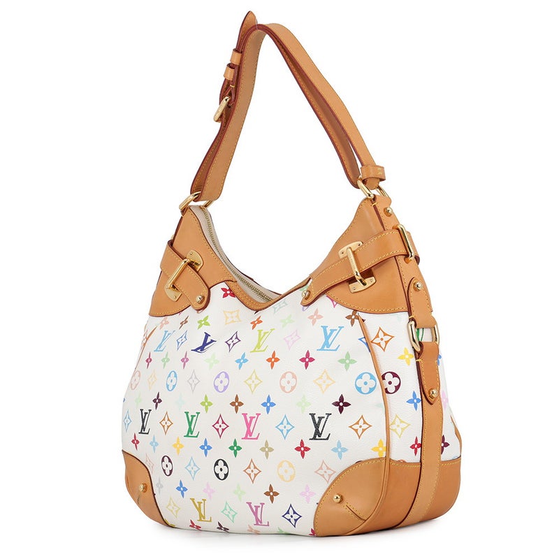 ルイヴィトン ショルダーバッグ モノグラム・マルチカラー グレタ M40195 LOUIS VUITTON ヴィトン バッグ 白