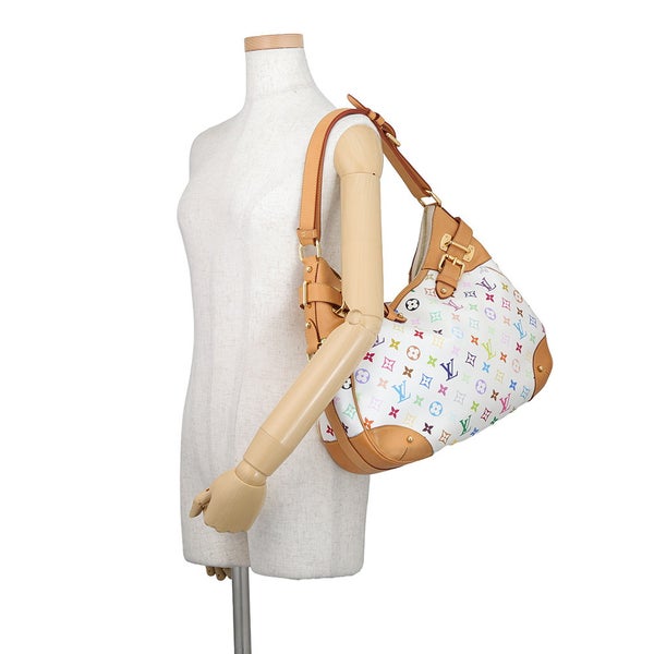 ルイヴィトン ショルダーバッグ モノグラム・マルチカラー グレタ M40195 LOUIS VUITTON ヴィトン バッグ 白