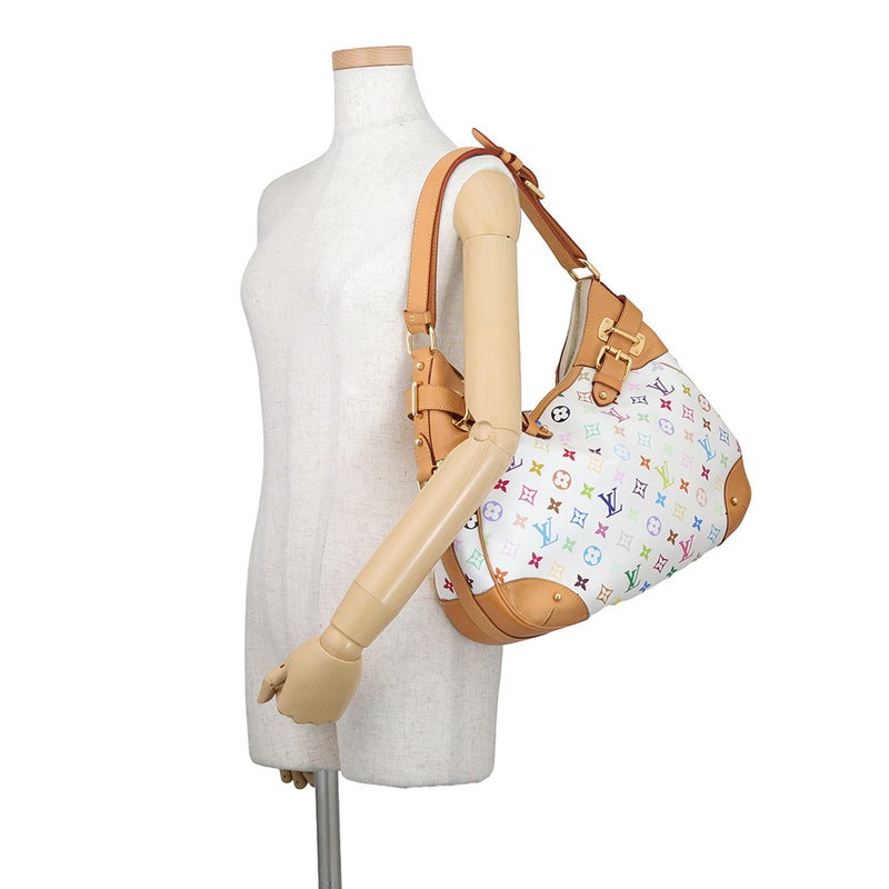 ルイヴィトン ショルダーバッグ モノグラム・マルチカラー グレタ M40195 LOUIS VUITTON ヴィトン バッグ 白