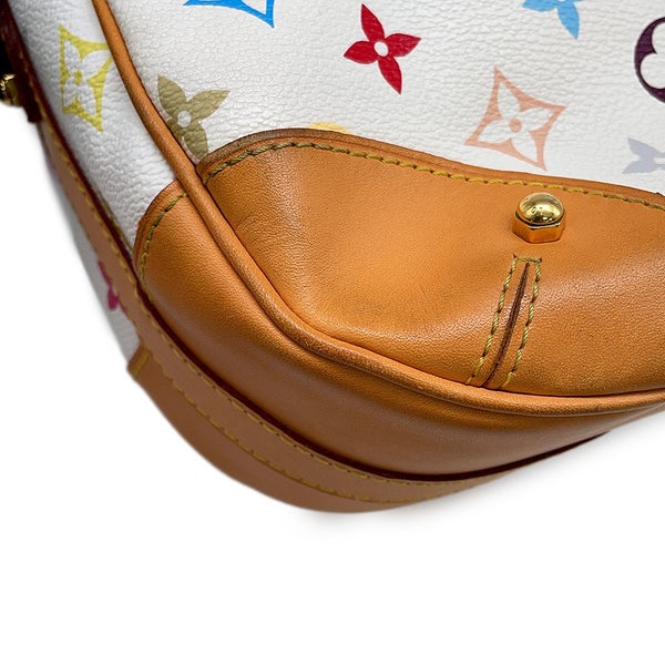 ルイヴィトン ショルダーバッグ モノグラム・マルチカラー グレタ M40195 LOUIS VUITTON ヴィトン バッグ 白