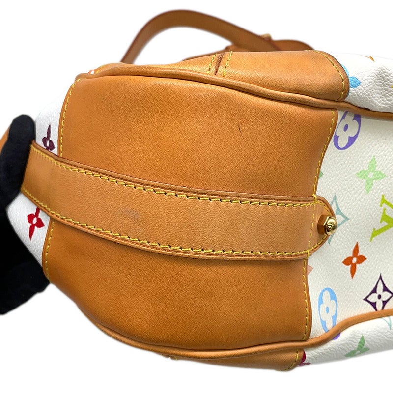 ルイヴィトン ショルダーバッグ モノグラム・マルチカラー グレタ M40195 LOUIS VUITTON ヴィトン バッグ 白