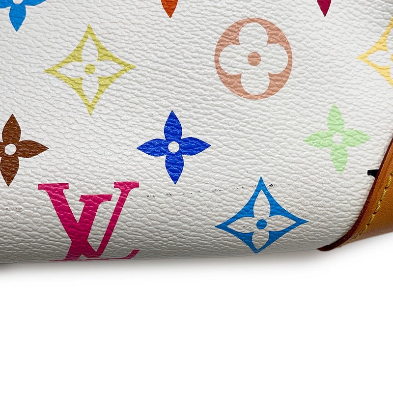 ルイヴィトン ショルダーバッグ モノグラム・マルチカラー グレタ M40195 LOUIS VUITTON ヴィトン バッグ 白