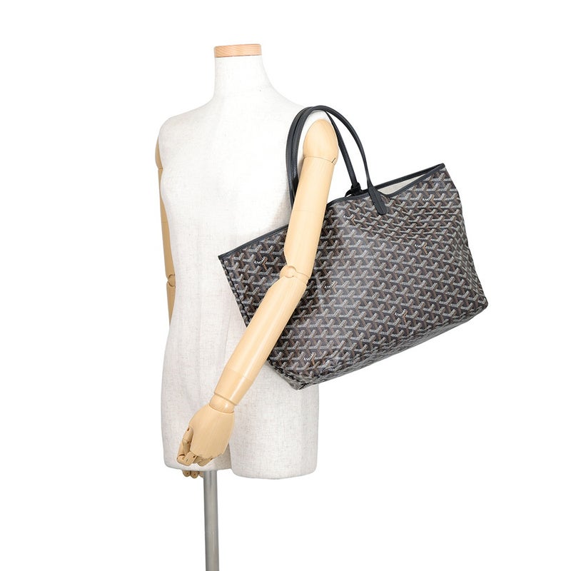 ゴヤール トートバッグ サンルイPM ヘリンボーン PVC レザー STLOUIPMLTY01CL01P GOYARD 黒
