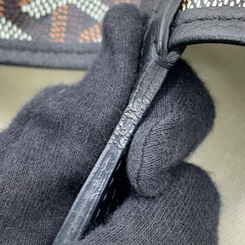 ゴヤール トートバッグ サンルイPM ヘリンボーン PVC レザー STLOUIPMLTY01CL01P GOYARD 黒