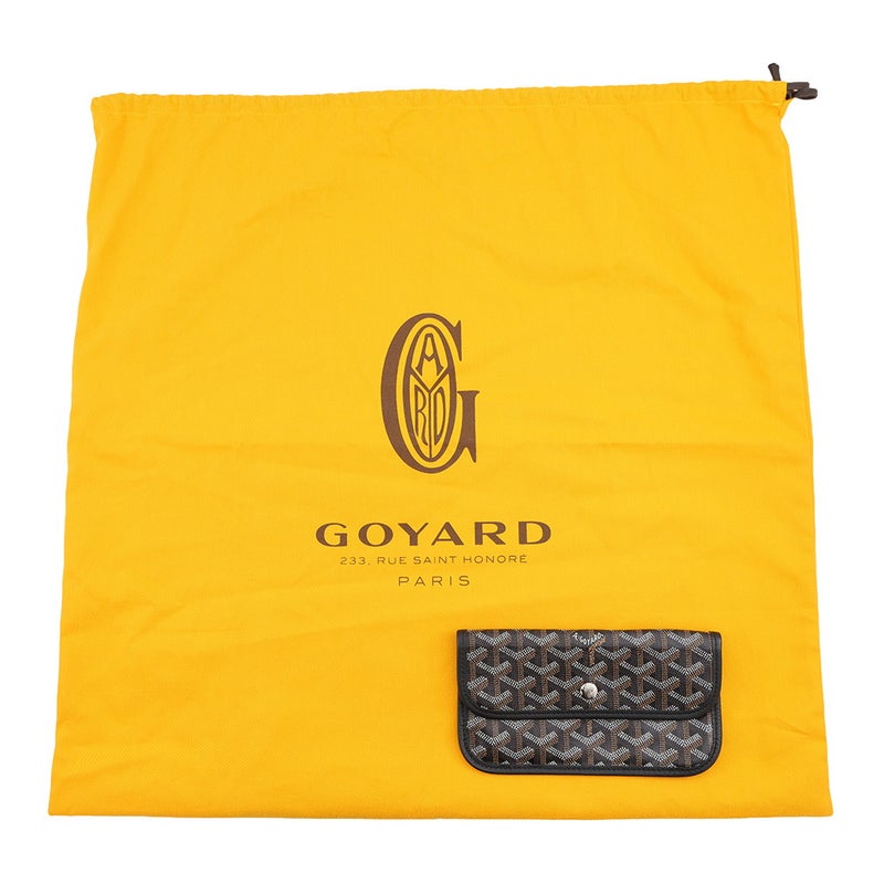ゴヤール トートバッグ サンルイPM ヘリンボーン PVC レザー STLOUIPMLTY01CL01P GOYARD 黒