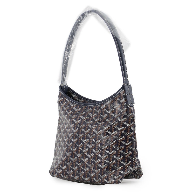ゴヤール ハンドバッグ ボエム ホーボーバッグ ミニ PVC/レザー BOHEMEMINTY12CL12P GOYARD ポーチ付き ヘリンボーン