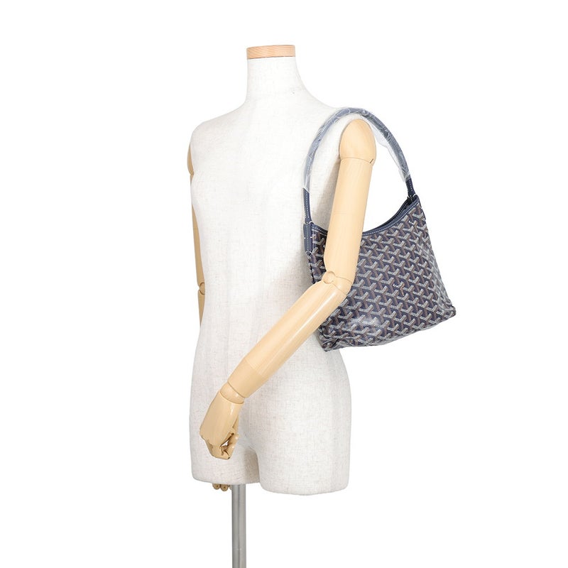 ゴヤール ハンドバッグ ボエム ホーボーバッグ ミニ PVC/レザー BOHEMEMINTY12CL12P GOYARD ポーチ付き ヘリンボーン