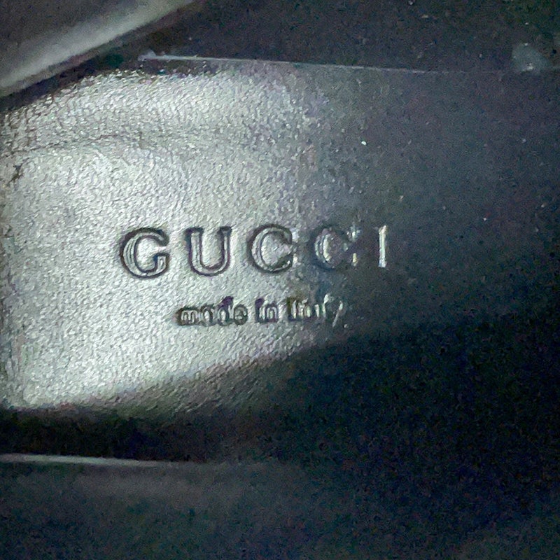 グッチ ブーツ ダブルG ジャンボGG GGキャンバス アンクル レザーレディースサイズ34 719849 GUCCI 靴 黒