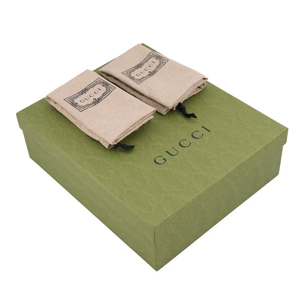 グッチ ブーツ ダブルG ジャンボGG GGキャンバス アンクル レザーレディースサイズ34 719849 GUCCI 靴 黒