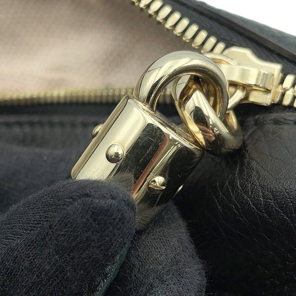 グッチ トートバッグ ソーホー インターロッキングG チェーンショルダーバッグ カーフレザー 353126 GUCCI 黒