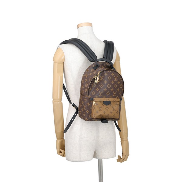 ルイヴィトン リュック モノグラム・リバース パームスプリングス バックパックPM M43116 LOUIS VUITTON ブラック 黒