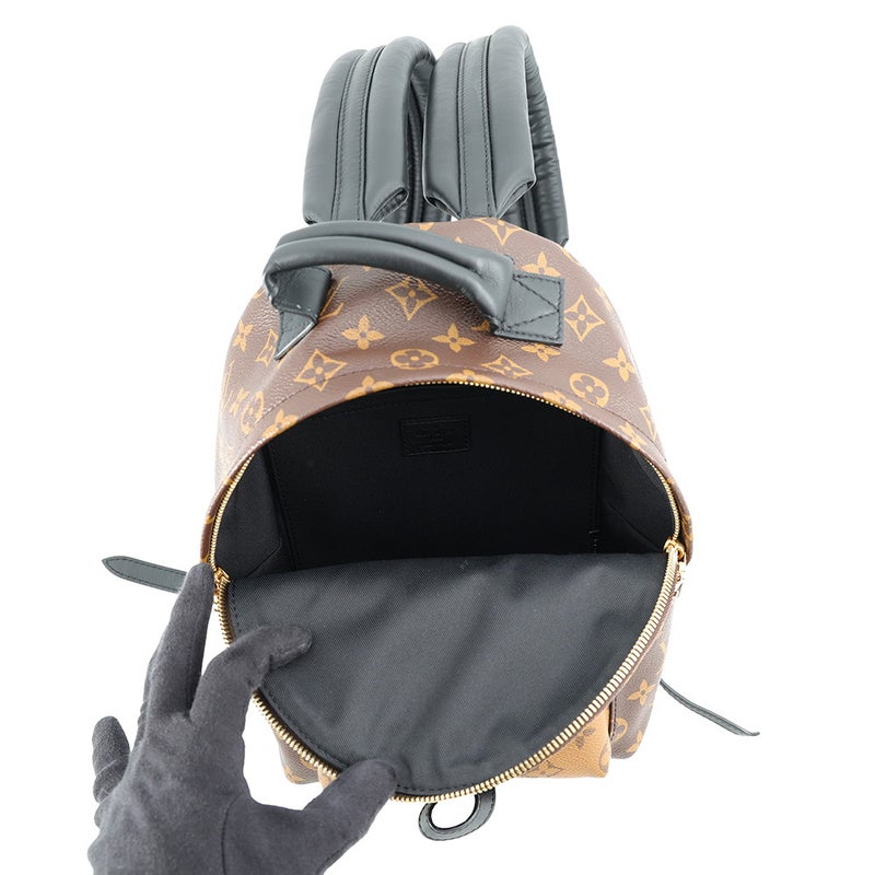 ルイヴィトン リュック モノグラム・リバース パームスプリングス バックパックPM M43116 LOUIS VUITTON ブラック 黒