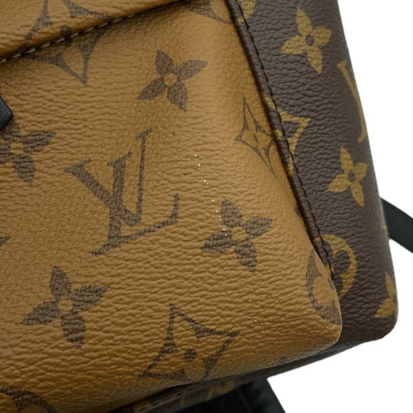 ルイヴィトン リュック モノグラム・リバース パームスプリングス バックパックPM M43116 LOUIS VUITTON ブラック 黒