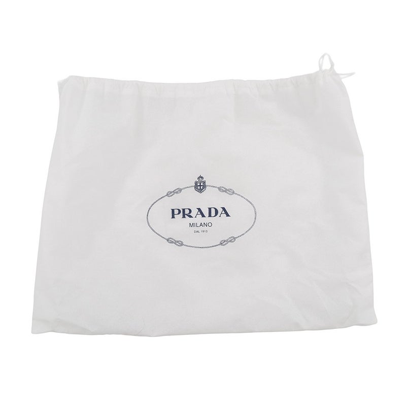 プラダ ショルダーバッグ リボンモチーフ トライアングルロゴ Re-Nylon ナイロン レザー 1BH166 PRADA