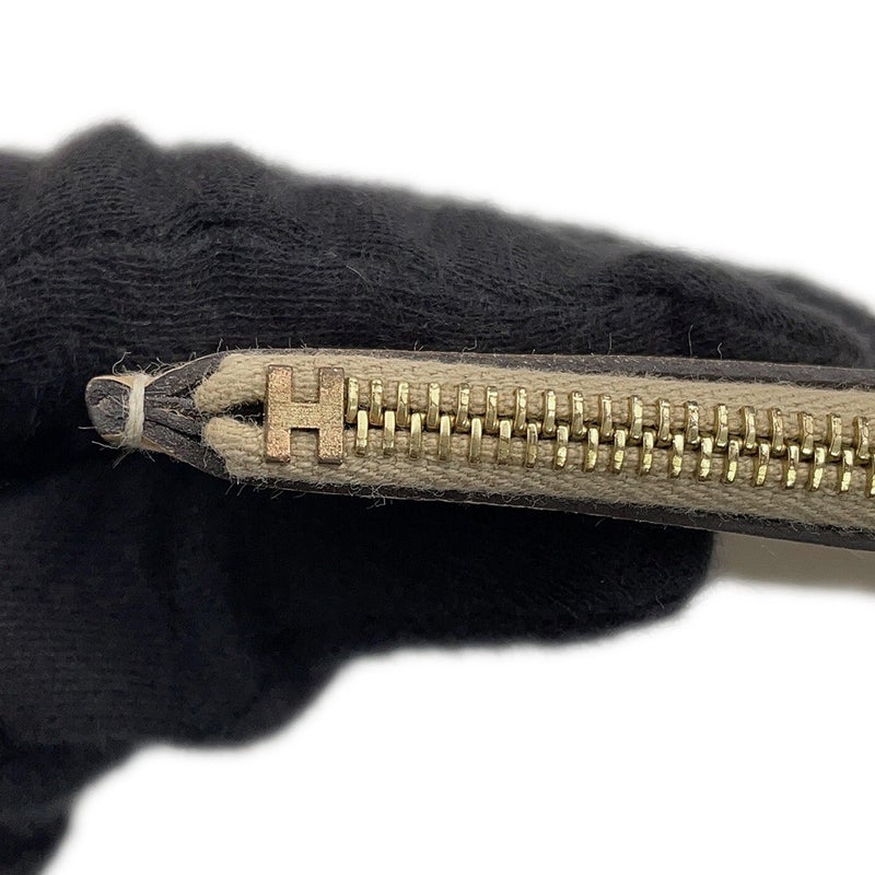 エルメス 財布 ロウリス ルリ スリム トレンチ/ゴールド金具 エバーカラー K刻印