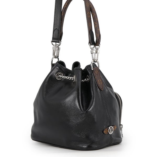ルイヴィトン ハンドバッグ ラムレザー ノーウェイ・バイブ M14377 LOUIS VUITTON ヴィトン バッグ 2way 黒 ブラック